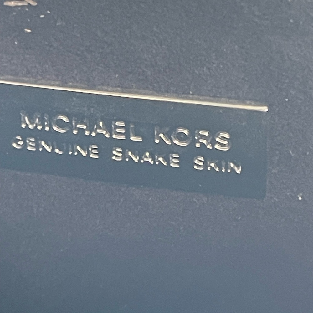 Michael Kors REAL Snakeskin Tote and Wallet Set - Picture 11 of 15